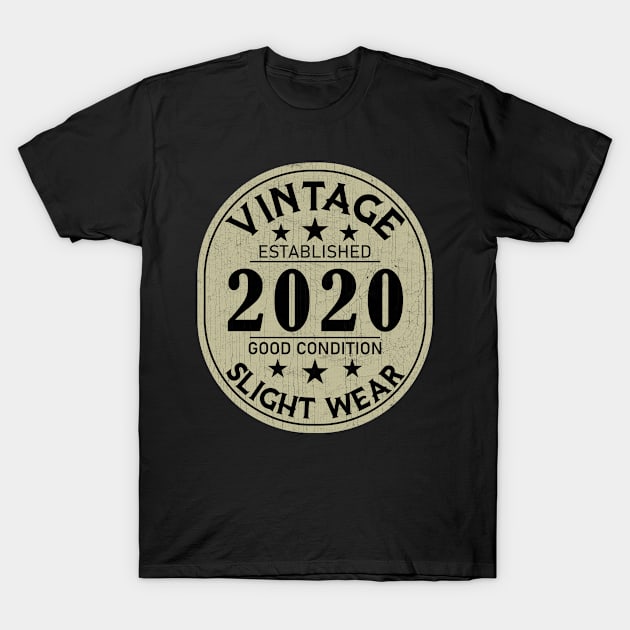 2020 Vintage - Good Condition Slight Wear T-Shirt by Stacy Peters Art